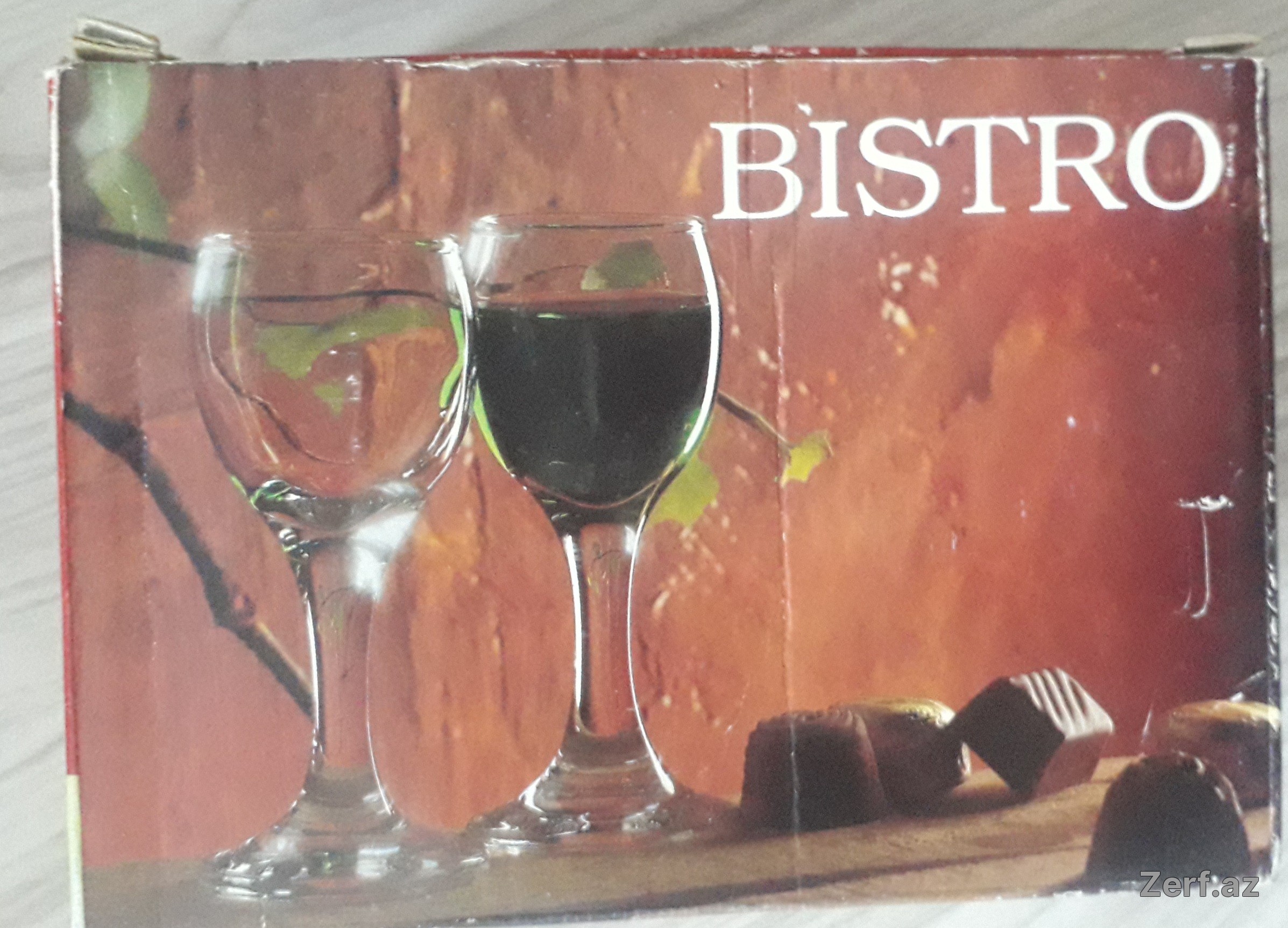 BISTRO seriyası 6 ədəd kadeh dəsti.