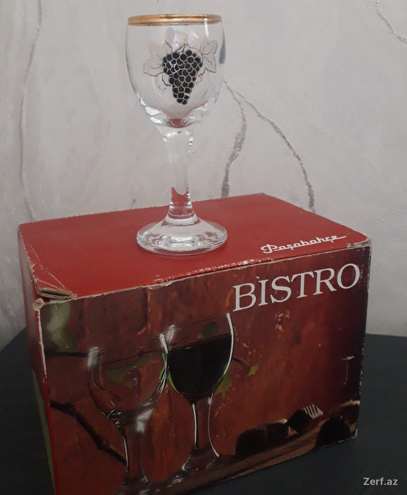 Paşabahçe firmasının- BISTRO seriyası 6 ədəd kadeh dəsti. — 1
