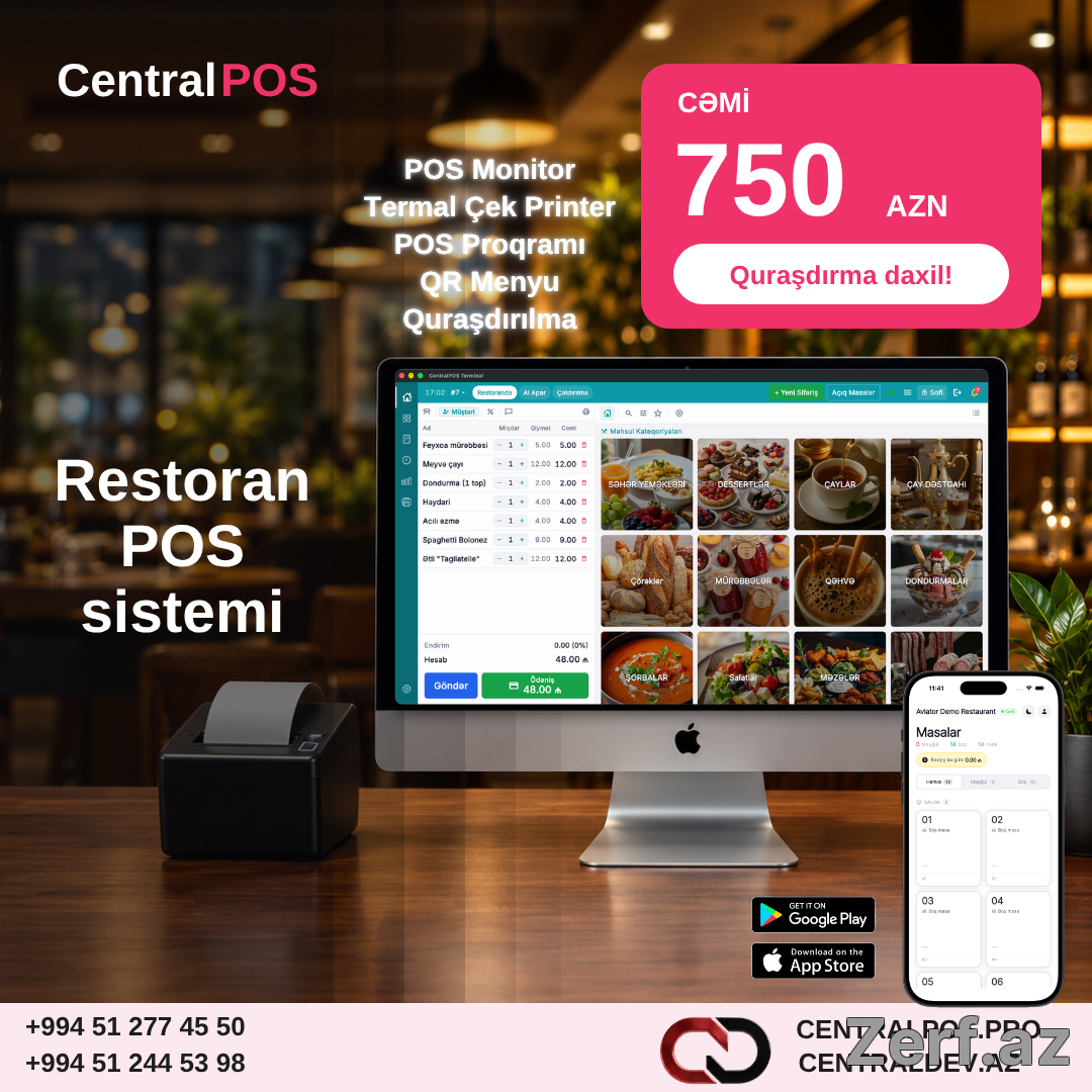 POS Monitor və POS Proqramı — 1